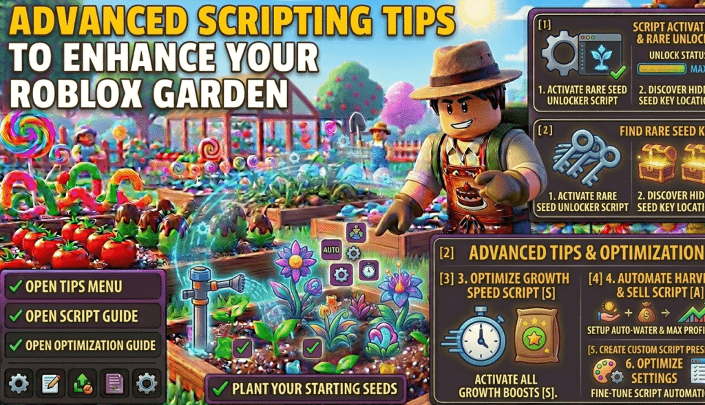 Advanced Scripting Tips to Enhance Your Roblox Garden