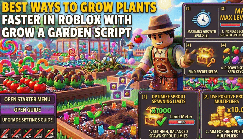 Best Ways to Grow Plants Faster in Roblox with Grow a Garden Script