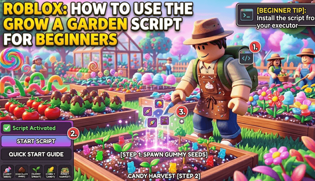 How to Use Grow a Garden Script in Roblox for Beginners
