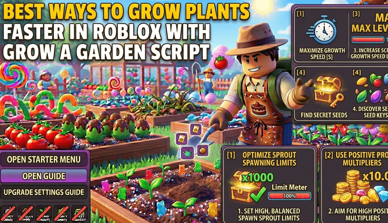 Best Ways to Grow Plants Faster in Roblox with Grow a Garden Script