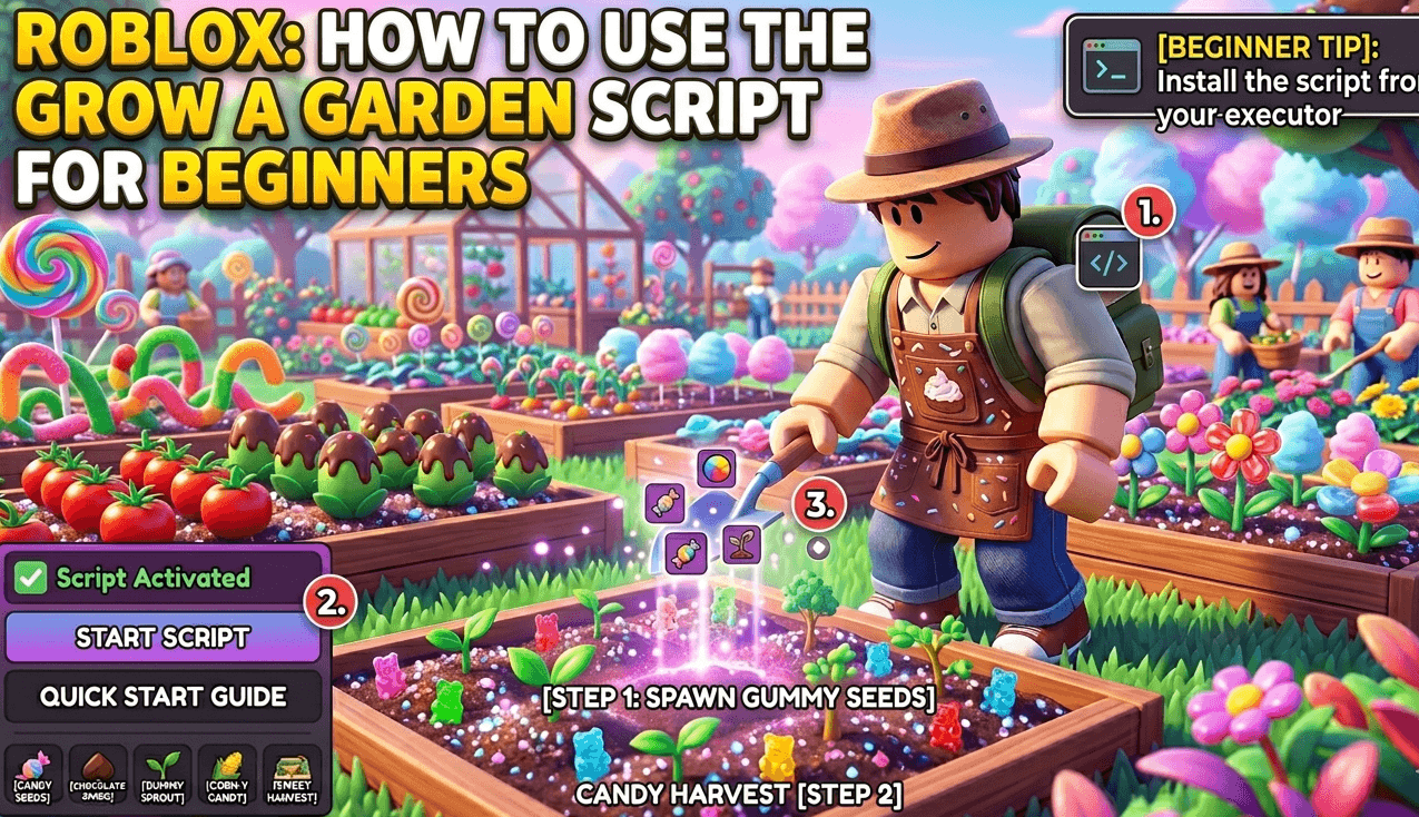 How to Use Grow a Garden Script in Roblox for Beginners