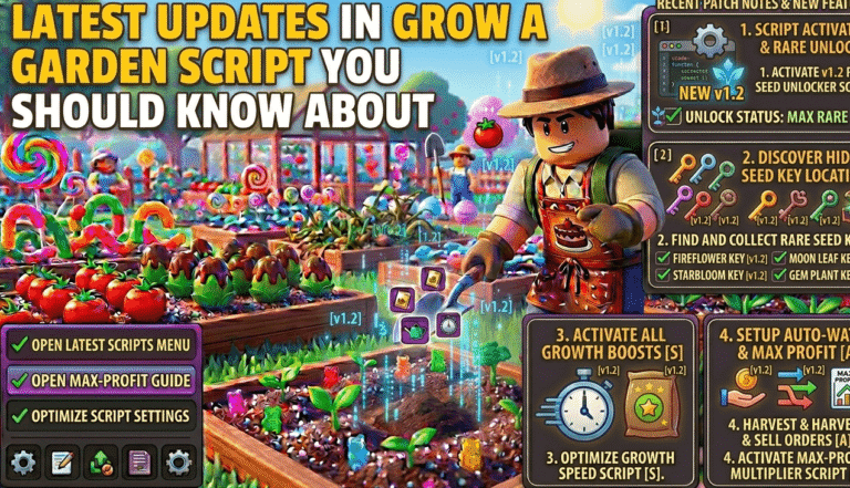 Latest Updates in Grow a Garden Script You Should Know About